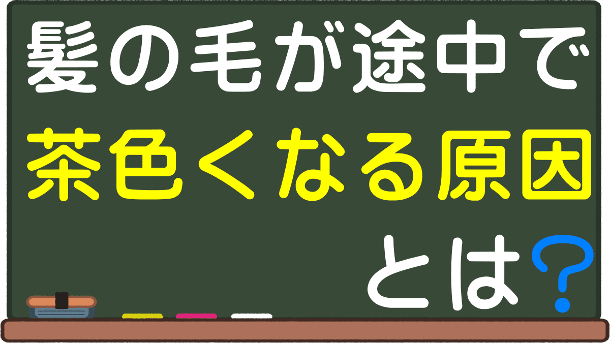 髪の毛が茶色くなる原因とは 染めてないのに ストレスと加齢や病気が間接的に影響